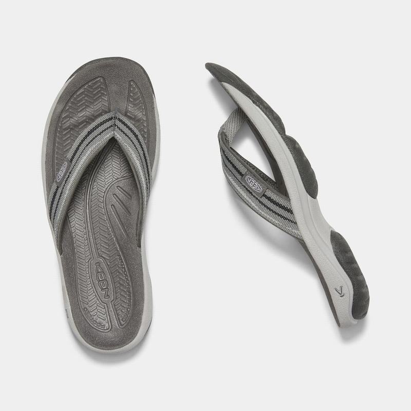 Keen Kona Flip II Womens Flip Flops Grey Sale (8096-EUYRS)